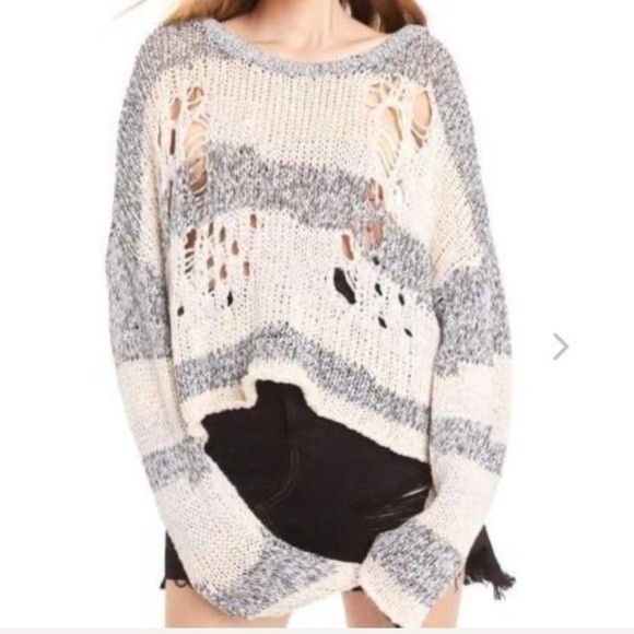 Wildfox Couture Deconstructed Haven Sweater S - Picture 2 of 12